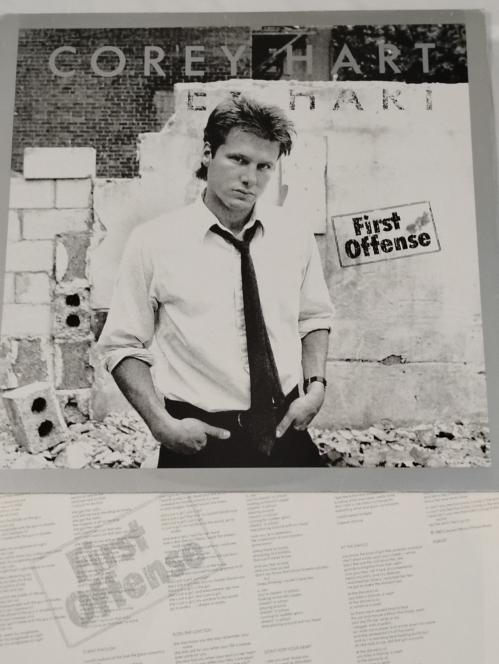 Corey Hart - First Offense - Vinyl Record